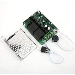 DC Motor Speed Controller, 10V-50V 40A PWM Controller with High Power, Rotation Direction Adjustable, Good Heat Dissipation, Potentiometer with Switch, Fit for 12V-48V 250W-500W DC Brush Motor