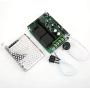 DC Motor Speed Controller, 10V-50V 40A PWM Controller with High Power, Rotation Direction Adjustable, Good Heat Dissipation, Potentiometer with Switch, Fit for 12V-48V 250W-500W DC Brush Motor