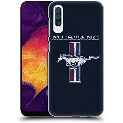 Head Case Designs Officially Licensed Ford Motor Company Classic Distressed Look Mustang Logos Hard Back Case Compatible with Samsung Galaxy A50/A30s (2019)