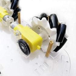 Mecanum Wheel Robot Kit 4WD Omnidirectional Wheels Smart Robot Car Chassis Kit