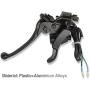 Rain King 78 22mm Thumb Throttle Brake Lever Controller Compatible for 50cc 90cc 150cc 250cc ATV Quad Roketa Taotao Sunl Kazuma Go Kart 110 Atv Thumb Throttle Duel Brake with Throttle Cable