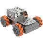 Mecanum Wheel Chassis Car Kit with TT Motor, Aluminum Alloy Frame, Smart Car Kit for DIY Education Robot Car Kit