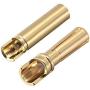 uxcell 4mm Bullets Connector Gold Plated Banana Plugs Male&Female for RC Battery ESC Motor 4pairs