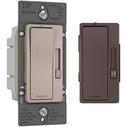 Legrand radiant 1.6A Fan Speed Control Light Switch,l Dark Bronze + Nickel, RHDH163PBCCCV4
