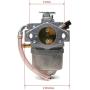 The ROP Shop | Carburetor Assembly with Gaskets for Kawasaki FC420V-JS09, FC420V-KS09 Motor