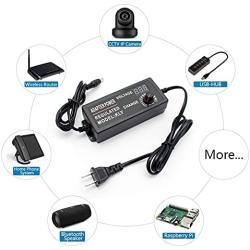 100-240V to 3-12V 5A Universal Adjustable AC/DC Switching Power Adapter,Yetaida 50-60hz Power Supply Adapter Converter with LED Voltage Display US Plug (3V-12V 5A)