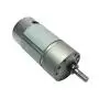 BEMONOC Small DC Gear Motor High Speed 12V 460 RPM Reversible Electric Motor 37mm Diameter for Diy Parts
