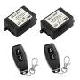 QIACHIP DC 12V 1CH 433Mhz RF Wireless Relay Remote Control Light Momentary Switch Transmitter with Receiver (2 Relays)