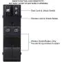 AiYiGu Master Window Switch Controller Front Driver Side Compatible with Nissan Altima 2007 2008 2009 2010 2011 2012 Door Lock Main Power Control Open Button Replacement OEM 25401-ZN50B 25401-ZN50C