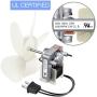 Universal Bathroom Vent Fan Motor Replacement Electric Motors Kit Compatible with Nutone Broan 50CFM 120V(3000 RPM 120V)