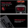 Jieoto E-Bike Lithium-ion Battery 36V 15Ah Electric Bicycle Kit with Rear Carrier + USB Port + Charger, Electric Bike Battery for 200W 350W 500W 650W Motor