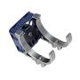 DKKY Aluminum Motor Cooling Fan 40-43mm Adjustable Dual Motor Mounts for ARRMA Axial TRAXXAS 1/10 RC Car 4274 4068 4268 Motor (Titanium Blue)