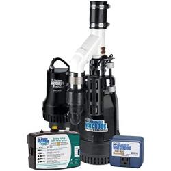 THE BASEMENT WATCHDOG Big Combo CONNECT Model CITS-50 1/2 HP Primary and Battery Backup Sump Pump System with Smart WiFi Capable and 24 Hour a Day Monitoring Controller