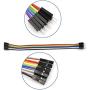 CenryKay 5pcs ULN2003 28BYJ-48 4-Phase Stepper Motor with 5V Drive Board and 10pcs Dupont Wire Male to Female Breadboard Jumper Wires Compatible with Arduino