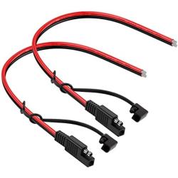 iGreely 2Pack SAE Extension Cable SAE Quick Connector Disconnect Plug for RV Trolling Motor Solar Panel (16AWG)