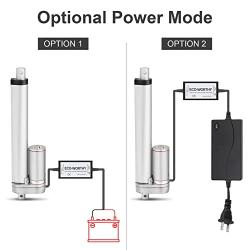 DC HOUSE Linear Actuator Controller for Linear Motion Actuators DC Motor 12 Remote Motor Control Switch Kit 5A with 12V ACDC Adapter Power Supply,5A Black+Adapter