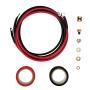 Iloote 5ft Trolling Motor Battery Cable Extension Kit Red & Black 8 Gauge Cables (Red & Black, 5)