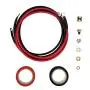 Iloote 5ft Trolling Motor Battery Cable Extension Kit Red & Black 8 Gauge Cables (Red & Black, 5)