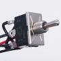 TWTADE Momentary Polarity Reverse Switch Mount Box Control Motor Up down DC 12V 10A (ON)-Off-(ON) AC 110V-220V Rocker Toggle Boat Switch With Wire H-018
