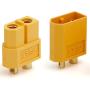 MEIRIYFA XT60 Connectors,XT-60 Male Female Bullet Connectors for Remote Control Lithium Polymer Battery Power Plug Motor(5pcs Male+5pcs Female)