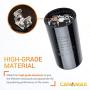 Canamax 161-193 uf/MFD 110-125 VAC ±20% 50/60 Hz CD60 Round Motor Well Pump Start Capacitor - Replacement for Central Air-Conditioners, Heat Pumps, Condenser Fan Motors, Refrigerators, Washers