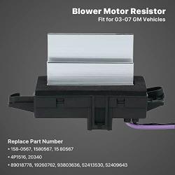 Heating and Air Conditioning Blower Motor Resistor Module for Buick Cadillac Chevrolet GMC Oldsmobile Pontiac # 4P1516 MT1805 RU-631 JA1639 BMR34