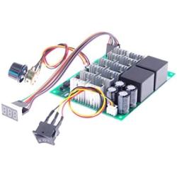KNACRO DC Motor Speed Governor 12V 24V 36V 48V (10V- 55V) 60A 3000W Forward/Reverse Switch Digital Speed Scale 0-100%