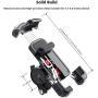 Bike Phone Mount Holder, camperig Motorcycle Phone Mount for iPhone Android and GPS Devices
