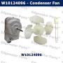 Edgewater Parts W10124096, AP4318657, PS1957416 Refrigerator Condenser Fan Motor Kit Compatible With Whirlpool, Kenmore, KitchenAid, Maytag, Estate (Fits Models: ED5, GS2, GS6, MSD)