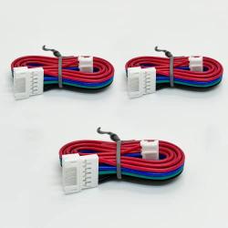 3D printer direct drive stepper motor extension cable for Ender 3 Ender 3 Pro Ender 3 V2 Ender 5 plus pvoxelab Aquila 3 pcs x 05m