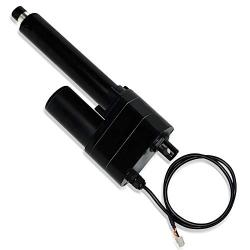12V Feedback Linear Actuator (2000 lbs. / 4 in.) | High Force Potentiometer and Heavy Duty Capabilities | DC Electric Motor, Stainless-Steel Stroke and IP65 Protection | Model PA-17-4-2000-POT