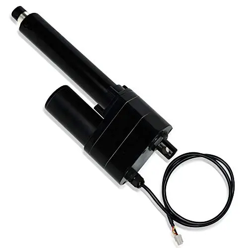 12V Feedback Linear Actuator (2000 lbs. / 4 in.) | High Force Potentiometer and Heavy Duty Capabilities | DC Electric Motor, Stainless-Steel Stroke and IP65 Protection | Model PA-17-4-2000-POT