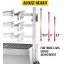 VEVOR 45W Rotisserie Grill Roaster, 37 Inch BBQ Small Pig Lamb Rotisserie Roaster, Max Capacity 88 lbs for Camping Outdoor Barbecue