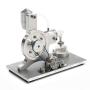 PUOSUO Hot Air Stirling Motor Power Generator Alpha Engine Model Educational Physics Experiment Kit（Not Include Alcohol）