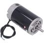 High Torsion Motor, Machine Tool Motor 750W Iron Housing with M10 Shaft for Machinery Equipments(#1)