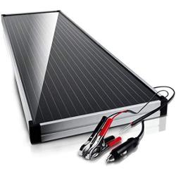 Schumacher SP-1500 Solar Battery Charger and Maintainer with Solar Charge Controller - 15 Watts, 12V - For Cars, Boats, Motorcycles, Snowmobiles, Trucks, and RVs , Black
