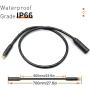 Ebike Hub Motor Extension Cable,9 Pin Waterproof Extension Cable for Electric Bike and Escooter Female to Male 60cm 130cm 160cm Wire of Conversion Kit