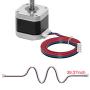 OUYZGIA Stepper Motor Cables Stepper Motor Wire XH2.54-4 Pin to PH2.0-6 Pin 1000mm Stepper Motor Cable for 3D Printer Nema 17 Stepper Motors-5PCS