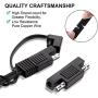 Câble d'extension SAE SAE 16AWG 10FT (3,1M) avec protection contre la poussière, câble SAE vers SAE de 2 fils de type OFC SPT-2 UL pour panneaux solaires, moto, voitures, batteries, tracteurs, noir (16AWG 10FT) Câble d'extension SAE SAE 16AWG 10FT (3,1M) avec protection contre la poussière, câble SAE vers SAE de 2 fils de type OFC SPT-2 UL pour panneaux solaires, moto, voitures, batteries, tracteurs, noir (16AWG 10FT)