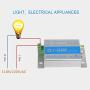 Calvas sm relay sms call remote controller gsm gate opener switch for control home appliance water pump motor rolling door on off