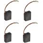 2 Pairs Of Motor Carbon Brushes 8x14x18mm Compatible With W16167 W16178 W16230 W19178 W19180 Parkside PWS230SE