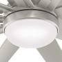 Hunter Fan Company 50718 Overton Ceiling Fan, 72, Matte Nickel