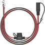 GOGOONE 12FT Motorcycle Charger Charging Cord, Sae to O Ring Terminal Quick Disconnect SAE Connection Lead Assembly Cable, 2Pin Eyelet Terminal Harness Extension Cord, 10A Fuse for Car Tractor