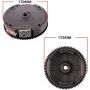 MOFANS Starter Motor Kit Fit For Compatible With GX200 6.5HP GX160 5.5HP Starter Motor With Solenoid Flywheel With Ring Gear Key Switch Box With Keys Charging Coil Mounting Bolts