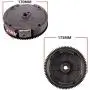 MOFANS Starter Motor Kit Fit For Compatible With GX200 6.5HP GX160 5.5HP Starter Motor With Solenoid Flywheel With Ring Gear Key Switch Box With Keys Charging Coil Mounting Bolts