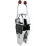 NEWMAIX Universal Boat Dual Lever Throttle Control,Marine Top Mount Twin Lever Engine Control Zinc Alloy Dual Handle Shift for Any Type of Boat with Outboard Inboard or I/O Power