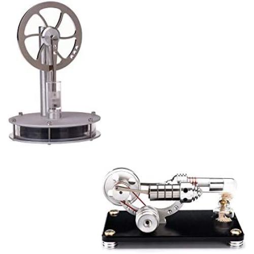 Sunnytech Low Temperature Stirling Hot Air Engine Electricity Power Generator Model DWCL-01-M14-03-L