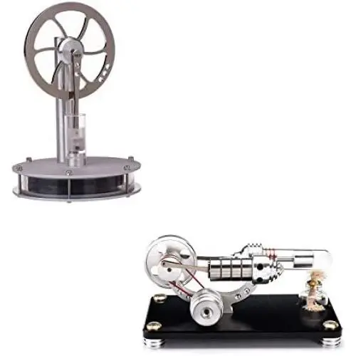 Moteur d'air chaud à Stirling basse température Sunnytech Modèle DWCL-01-M14-03-L Moteur d'air chaud à Stirling basse température Sunnytech Modèle DWCL-01-M14-03-L