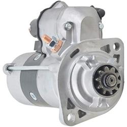 Rareelectrical NEW 10 TOOTH 12V STARTER COMPATIBLE WITH CUMMINS INDUSTRIAL ENGINES ISF SERIES 2.8 4996706