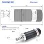 Daedalus CNC Brushless Spindle Motor Kit, 600w, ER11, 48V DC, 9000RPM